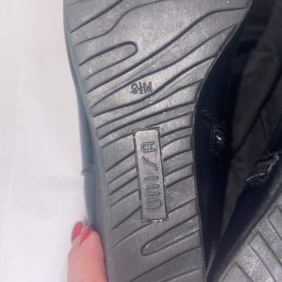 Unisa Hailee Wedge Black Tall Boots size 8.5 - Picture 3 of 12